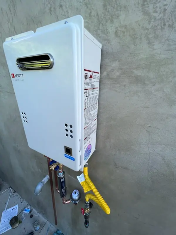 Tankless water heater installation for Westcliff and Cambridge homes